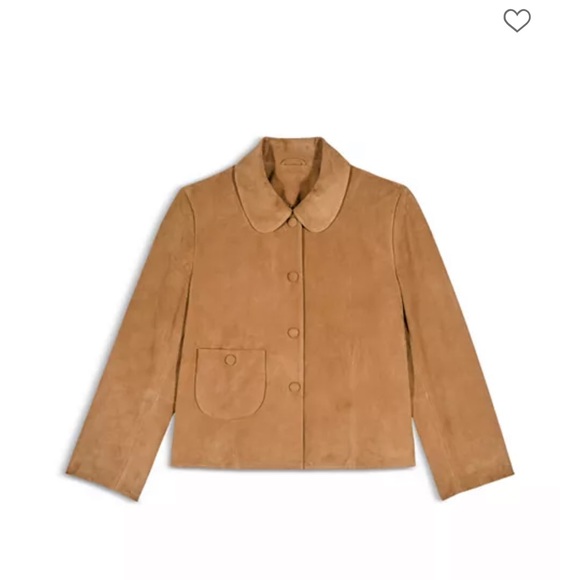Ba&Sh Suede Collared Jacket Nwt size S - Picture 4 of 5